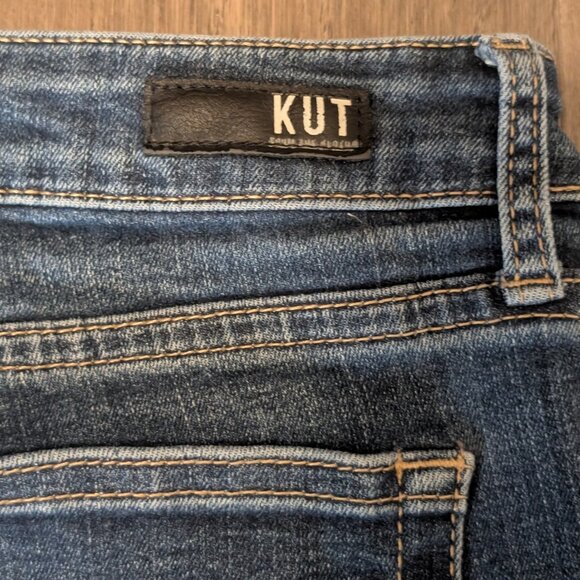 Kut from the Kloth, Dark Wash Skinny Jeans, Sz 14 - Picture 8 of 13